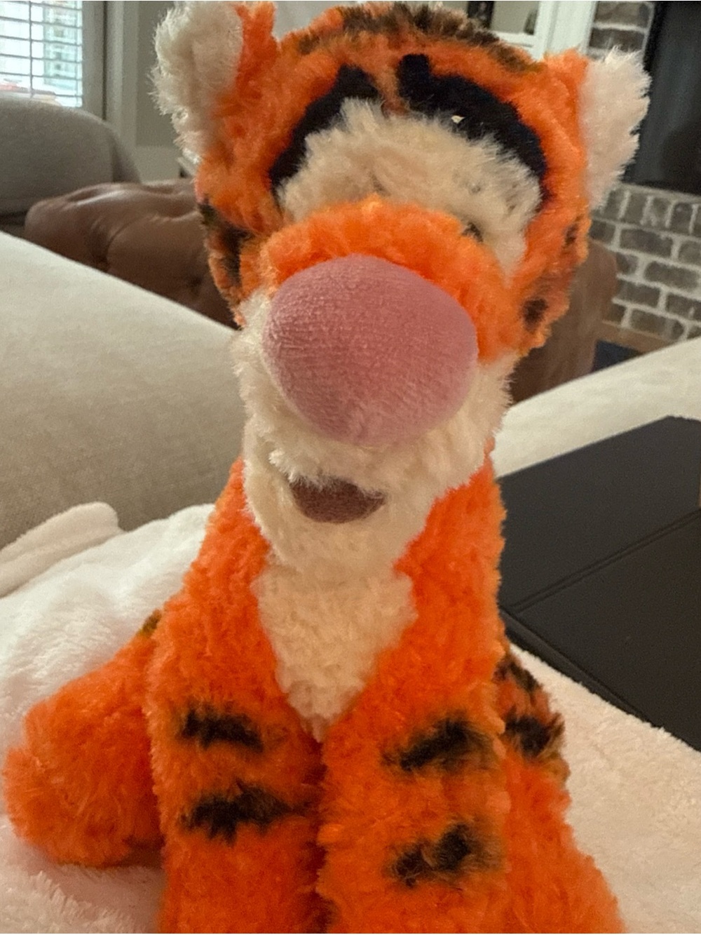 Disney Orange and White Plush Tiger Plushie